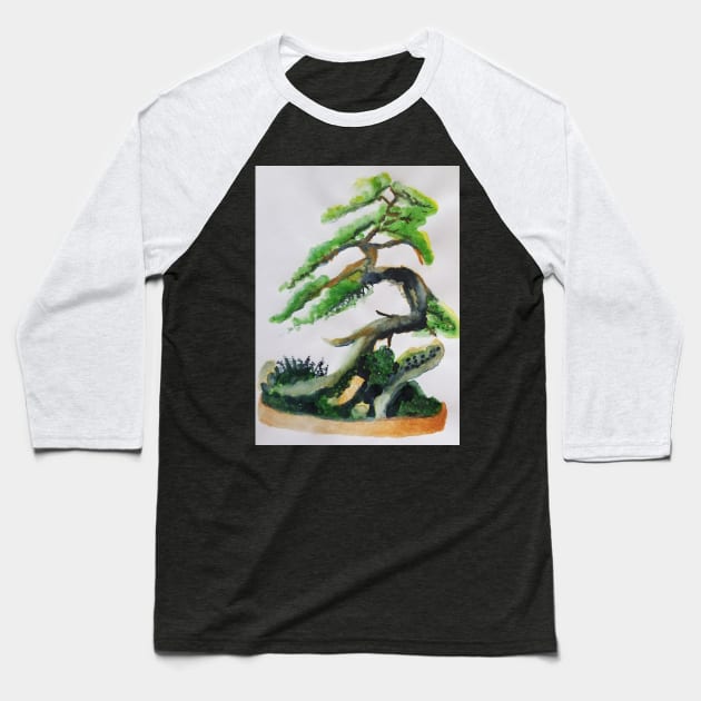 Bonsai Baseball T-Shirt by teenamarie23art